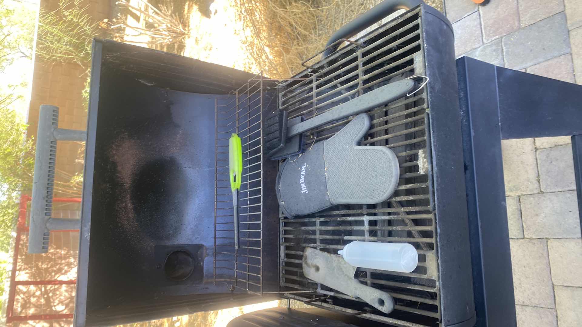 Photo 1 of PROFESSIONAL CHAR-GRILLER WITH PROPANE TANK 66“ x 25“ H53”