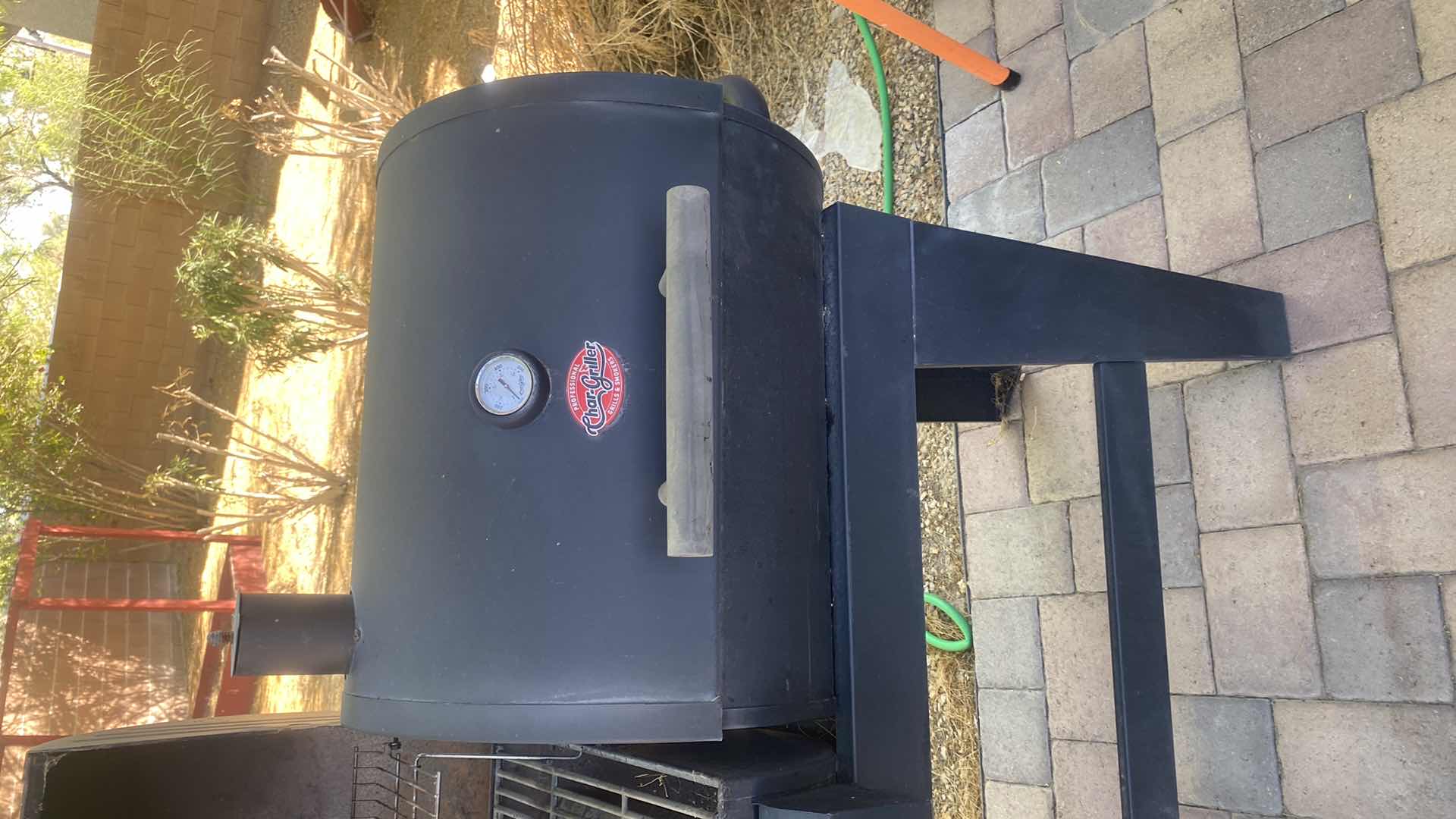 Photo 1 of PROFESSIONAL CHAR-GRILLER WITH PROPANE TANK 66“ x 25“ H53”
