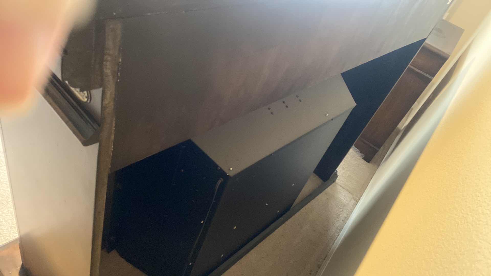 Photo 1 of SYMPHONY ELECTRIC FIREPLACE IN WOOD CABINET WITH ACANTHUS LEAF DETAIL (WITH MANUAL, TURNS ON, 2 REMOTES 64“ x 21“ H 48”