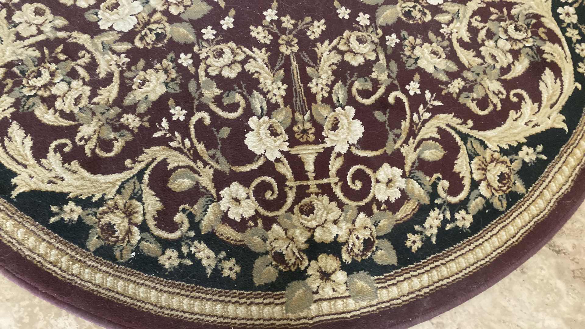 Photo 1 of 3-THROW RUGS LARGEST 63”ROUND