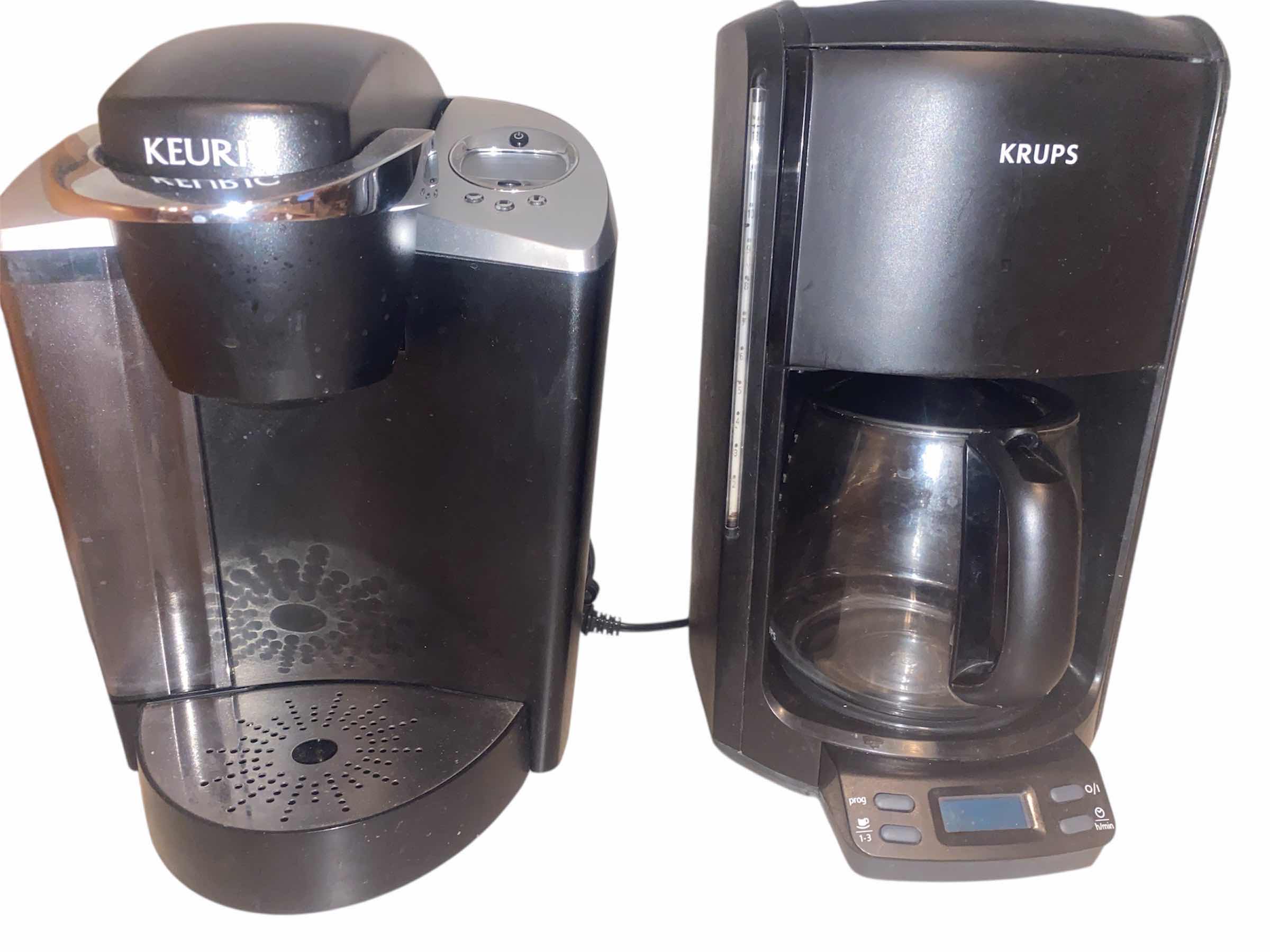 Photo 1 of KEURIG BEVERAGE MAKER & KRUPS COFFEE POT