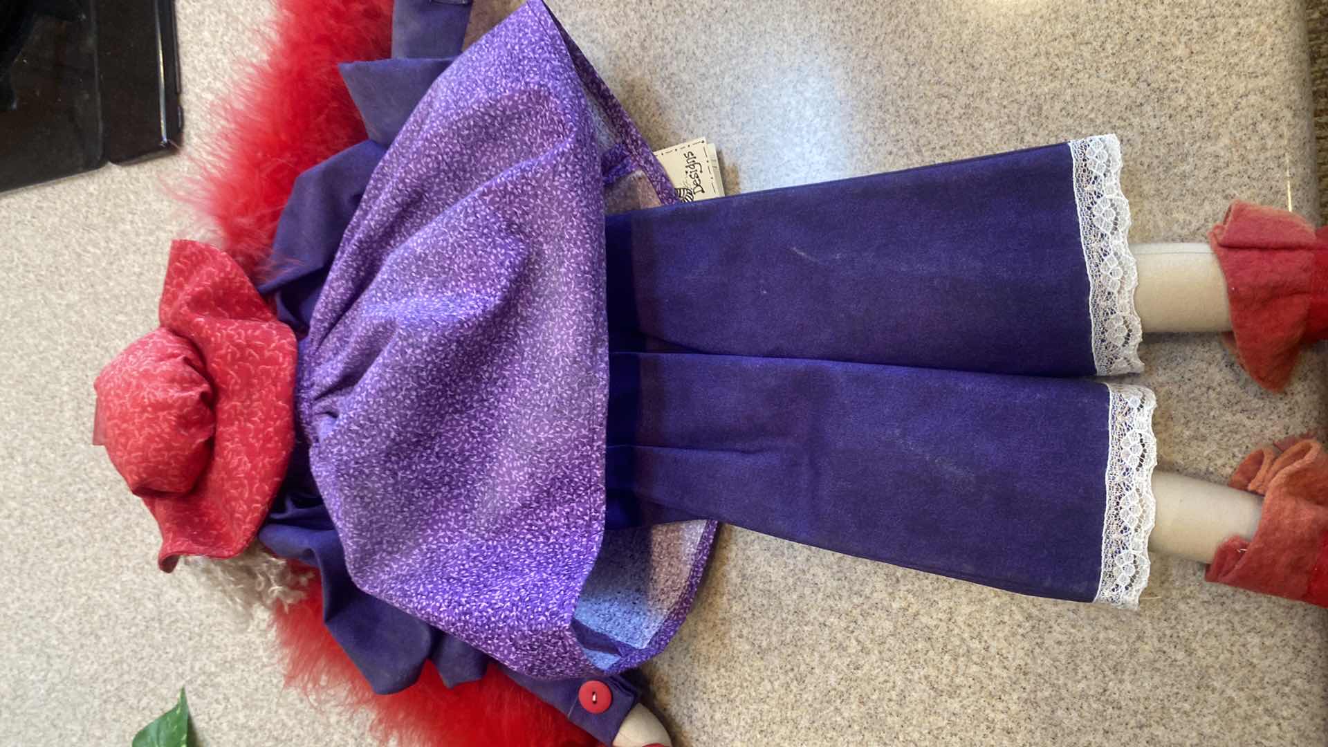 Photo 1 of MARJO DESIGNS DOLL “RED HAT GAL”  H23”