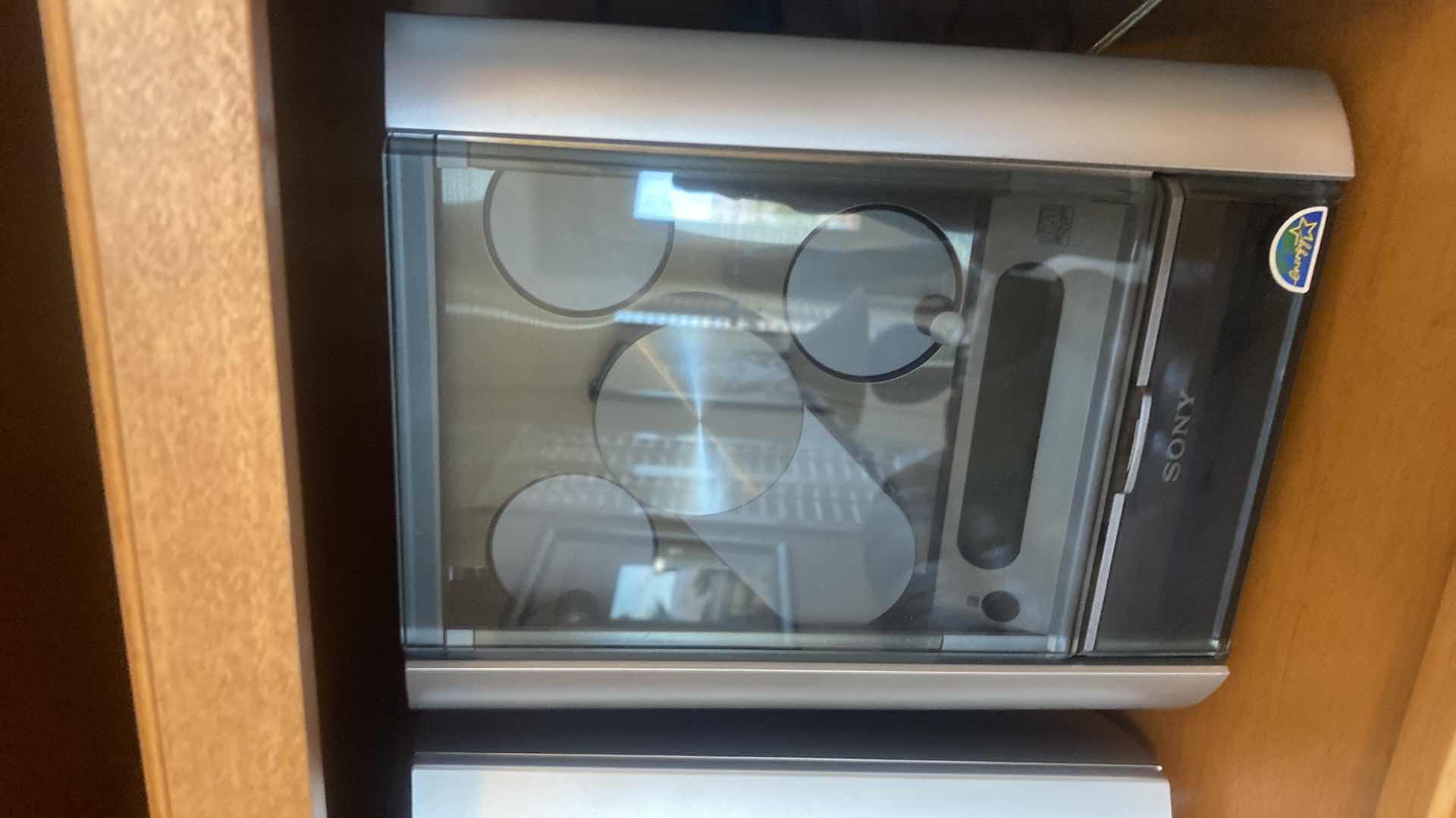 Photo 1 of SONY CD RADIO WITH SPEAKERS & REMOTE