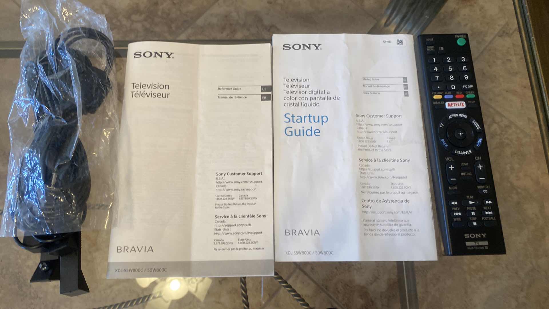 Photo 1 of 56” SONY BRAVIA TV WITH REMOTE