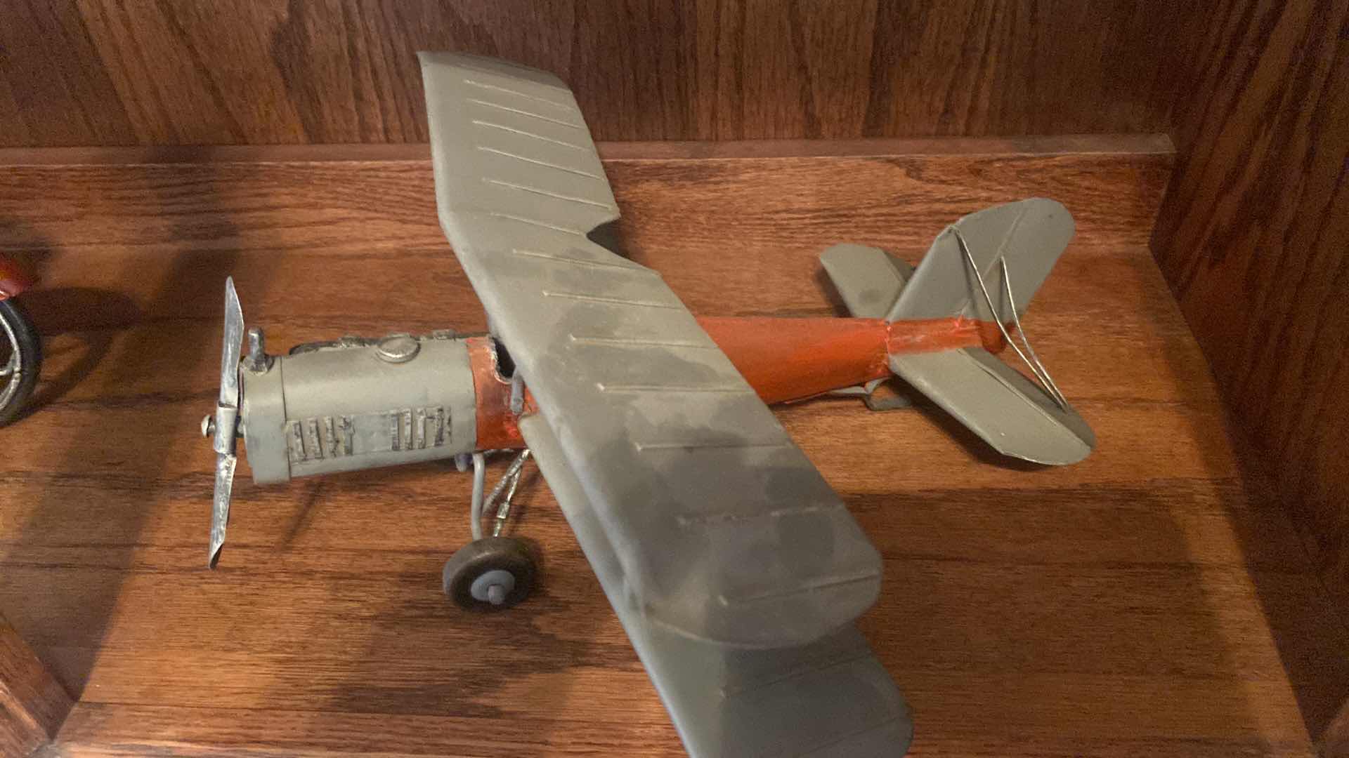 Photo 1 of METAL RED BARON WORLD WAR 1 PLANE 12” x 5 1/2”