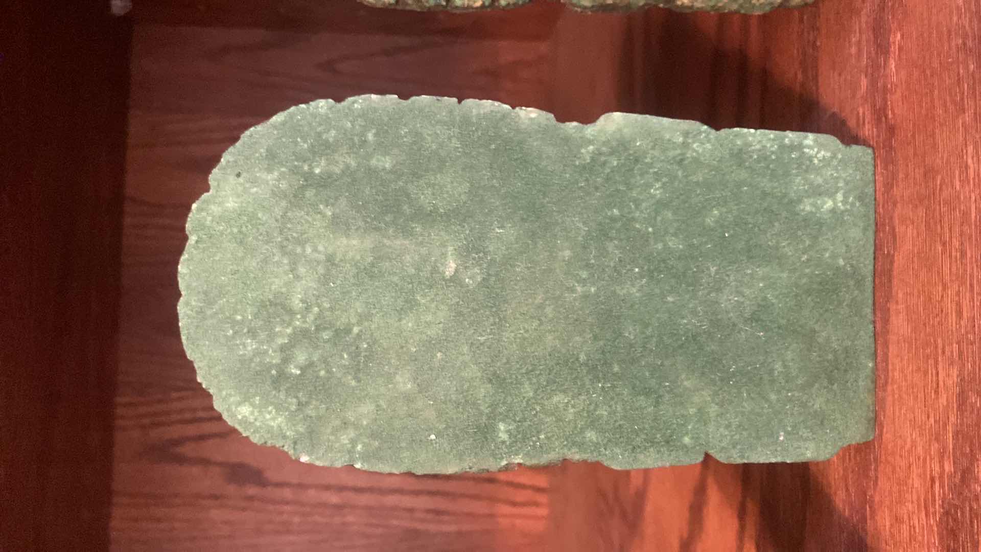 Photo 1 of MAYAN MALACHITE BOOK ENDSB 4” x 8 1/2”