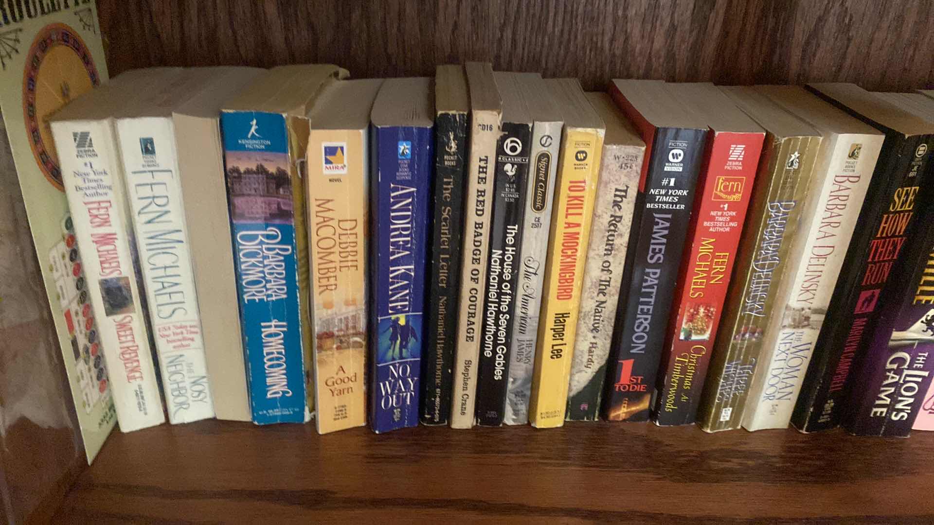 Photo 1 of 3 SHELFS OF BOOKS PAPERBACK & HARDBOUND