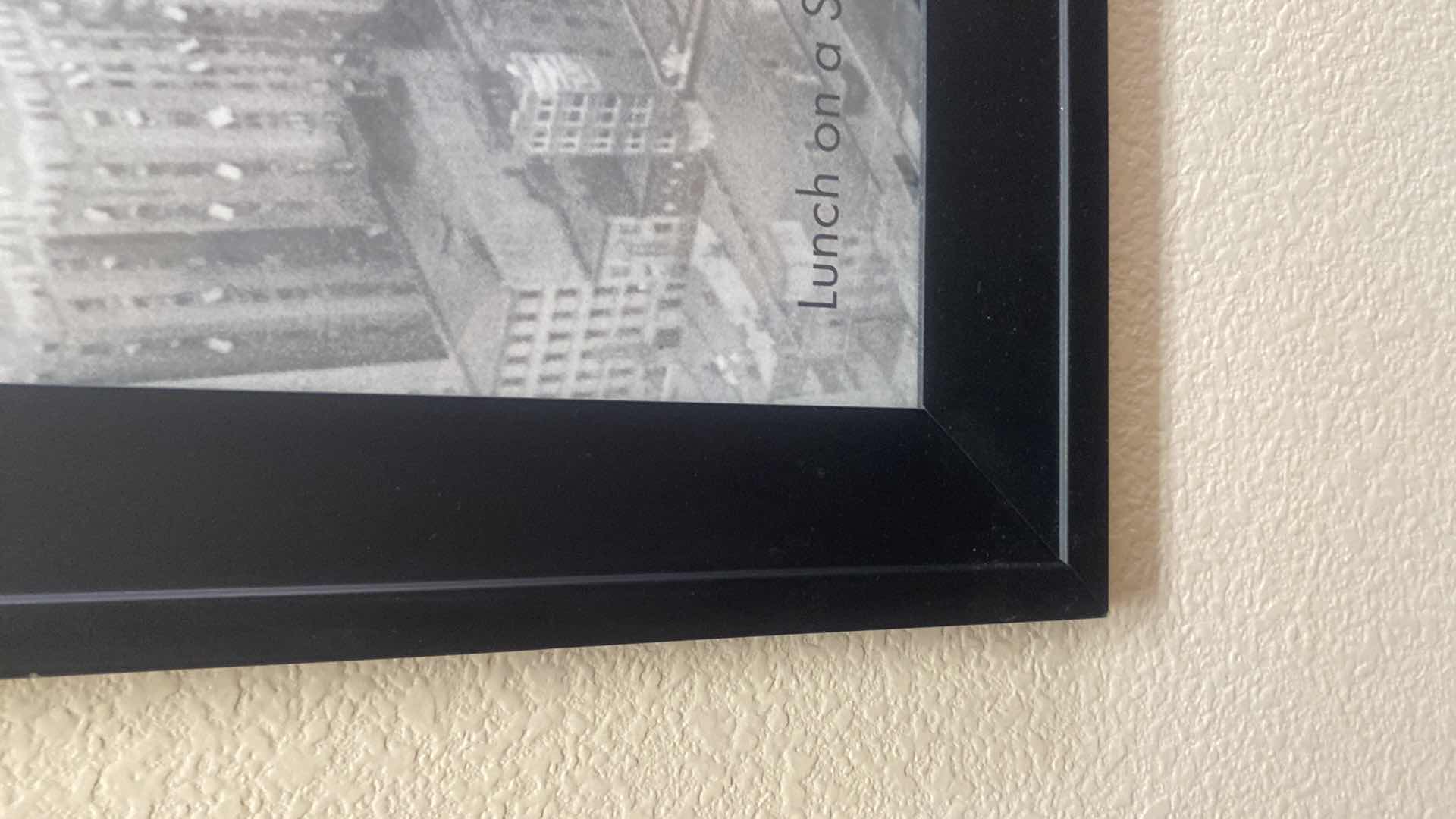 Photo 1 of FRAMED PRINT  “LUNCH ON A SKYSCRAPER 1932” ARTWORK 35“ x 26 1/2“