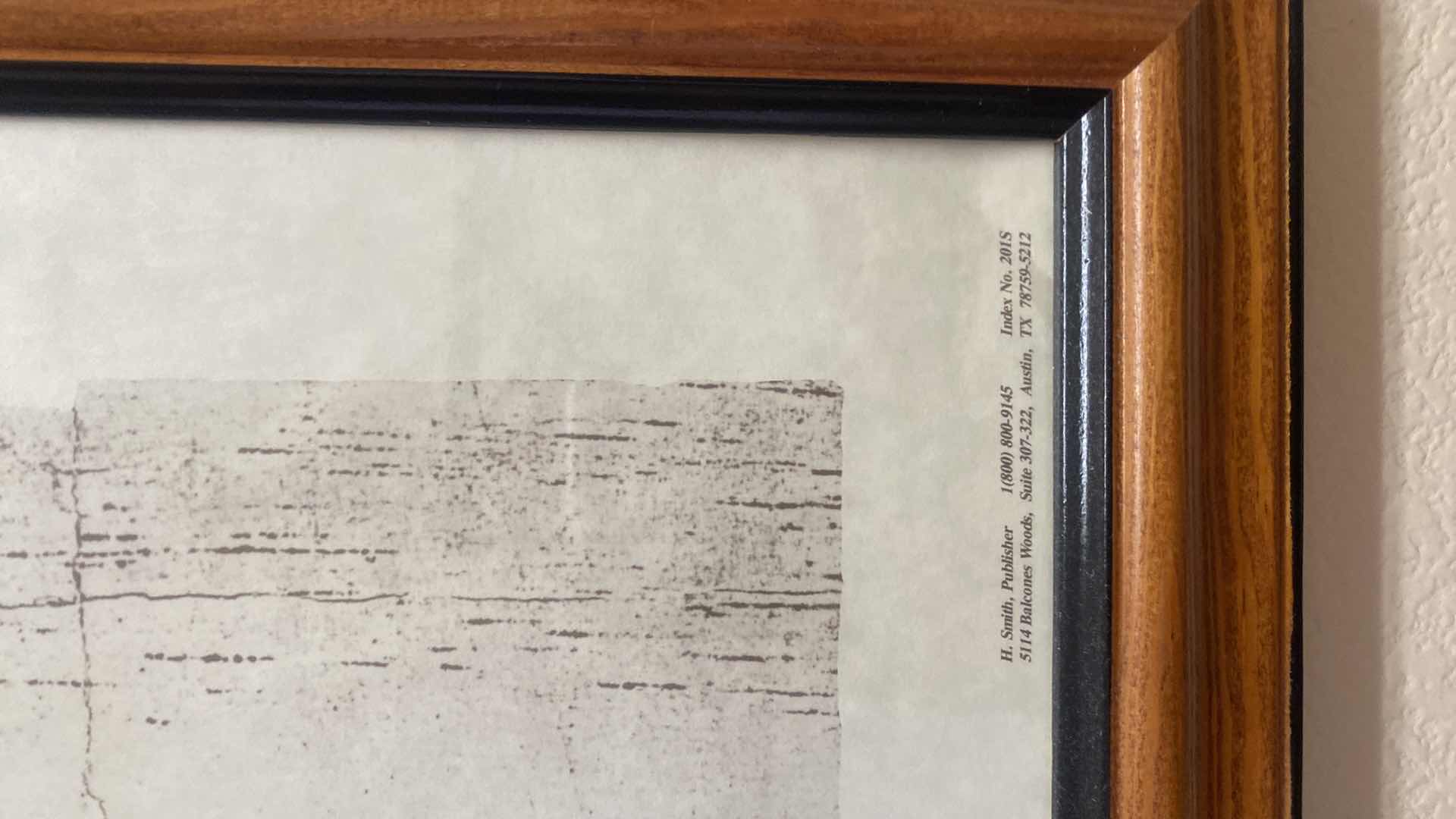 Photo 1 of FRAMED BLUE PRINT OF THE U.S. MERRIMACK ARTWORK 26 1:2” X 20 1/2”