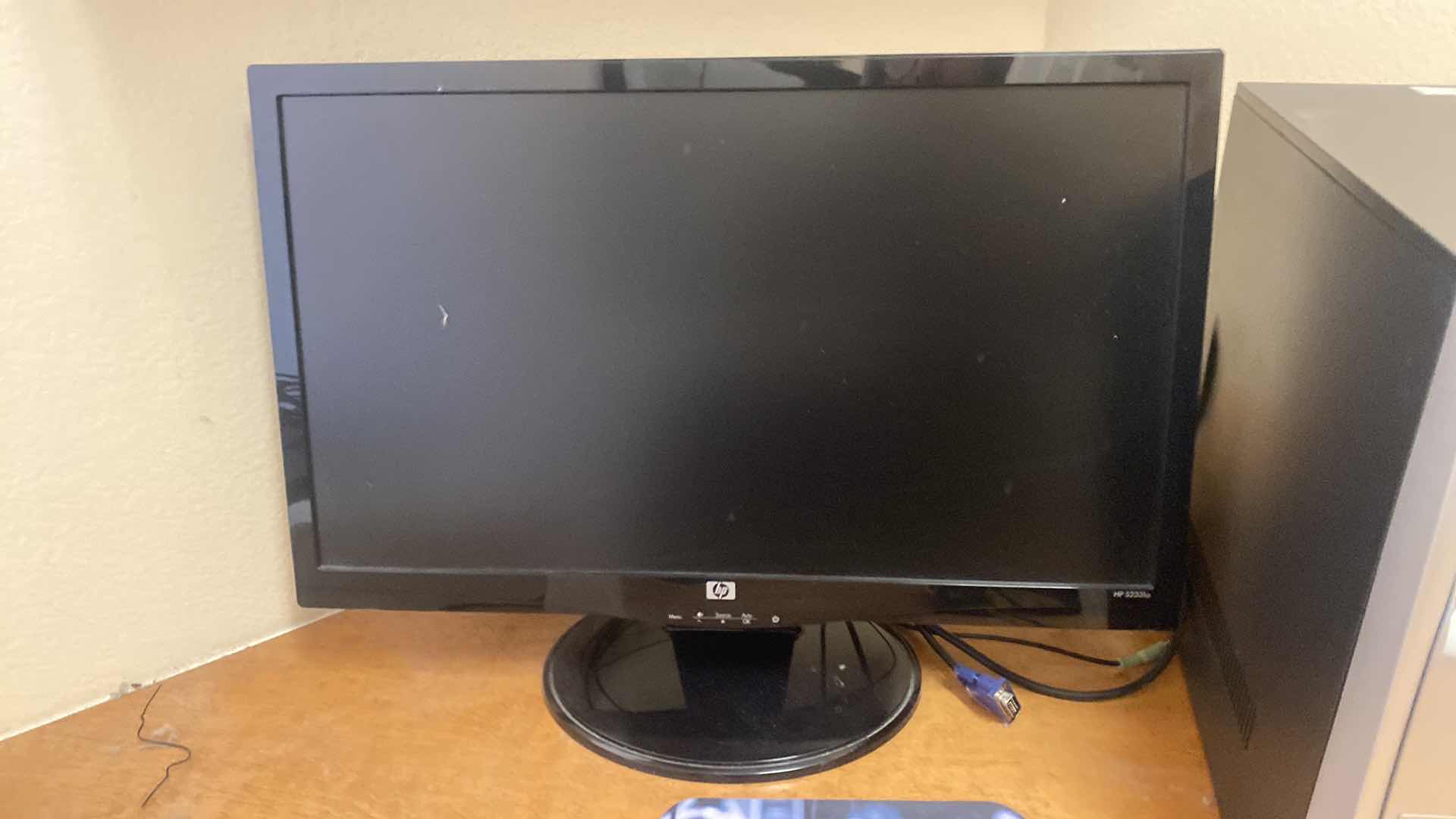 Photo 1 of COMPUTER COMPONENTS - COMPAQ TOWER AND HP 25” MONITOR