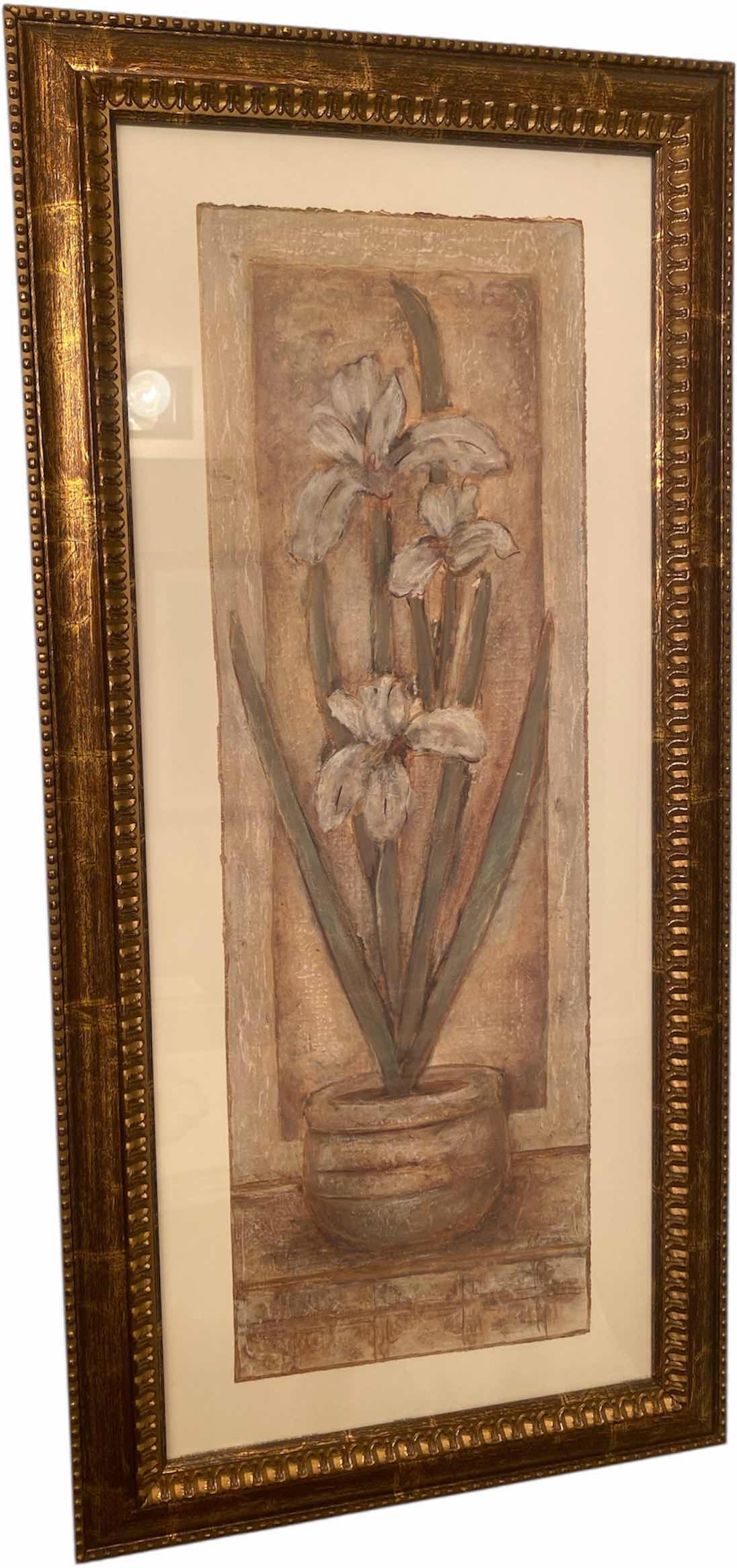 Photo 1 of RESIN FRAMED BOTANICAL PRINT ARTWORK 17 1/2“ x 35 1/2“