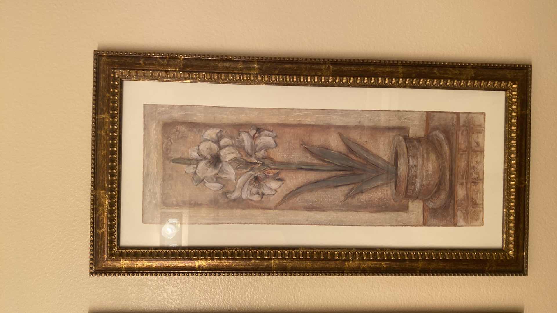 Photo 1 of RESIN FRAMED BOTANICAL PRINT ARTWORK 17 1/2“ x 35 1/2“