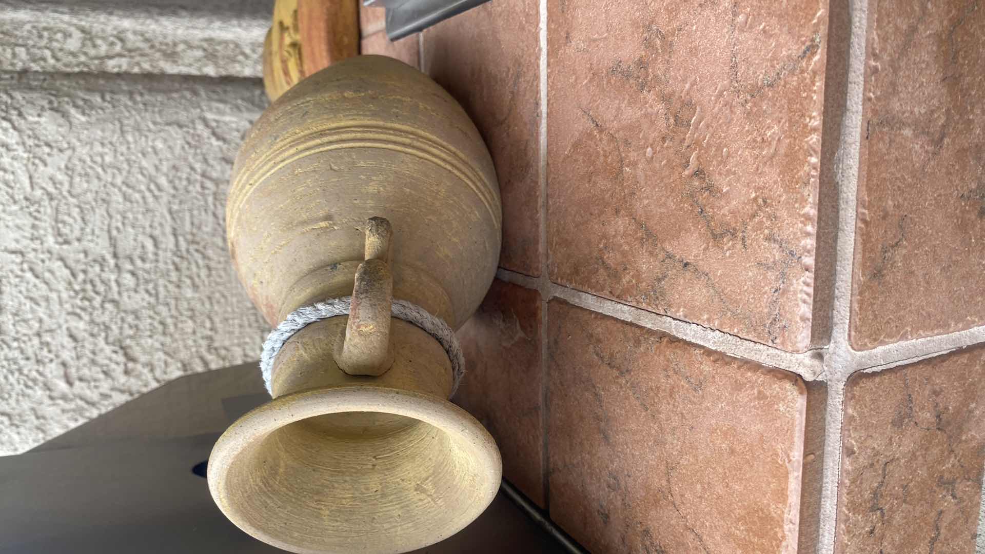 Photo 1 of CLAY VASE FOR GROUND PLACEMENT YARD ART 10 1/2” x 6”