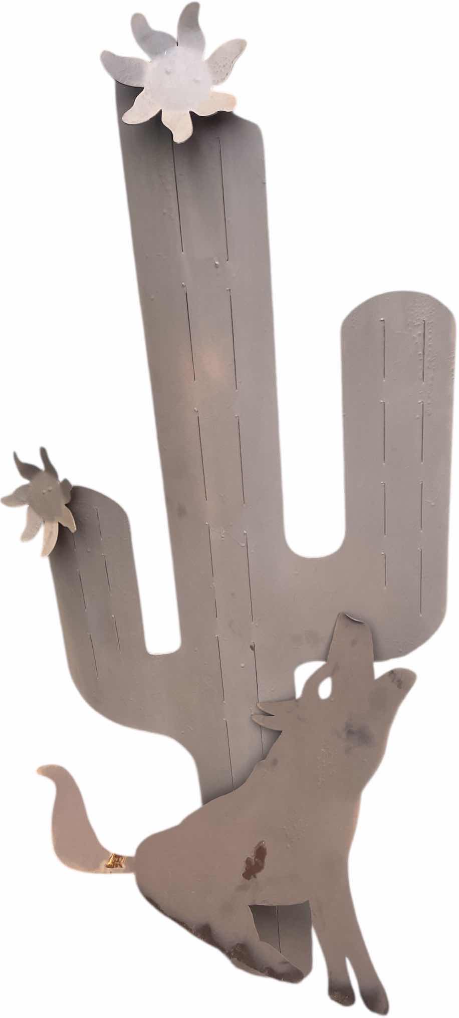 Photo 1 of METAL CACTUS YARD ART H27”