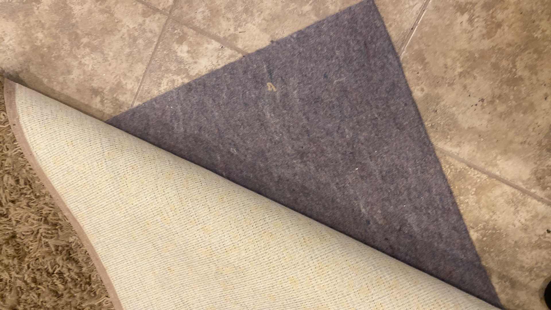 Photo 1 of BEIGE SHAG AREA RUG 96” x 108” RUG PAD INCLUDED