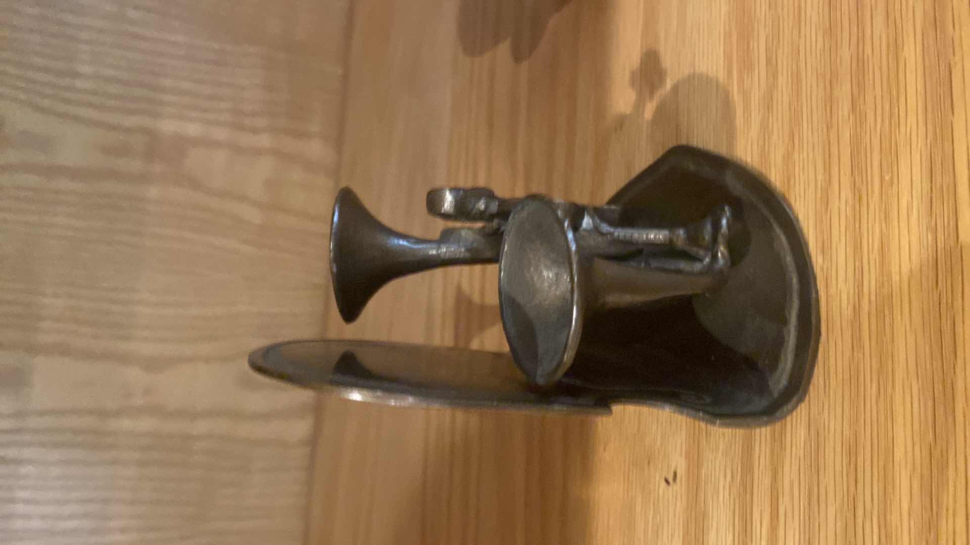 Photo 1 of HEAVY METAL MUSICAL BOOKENDS 5” x 5”