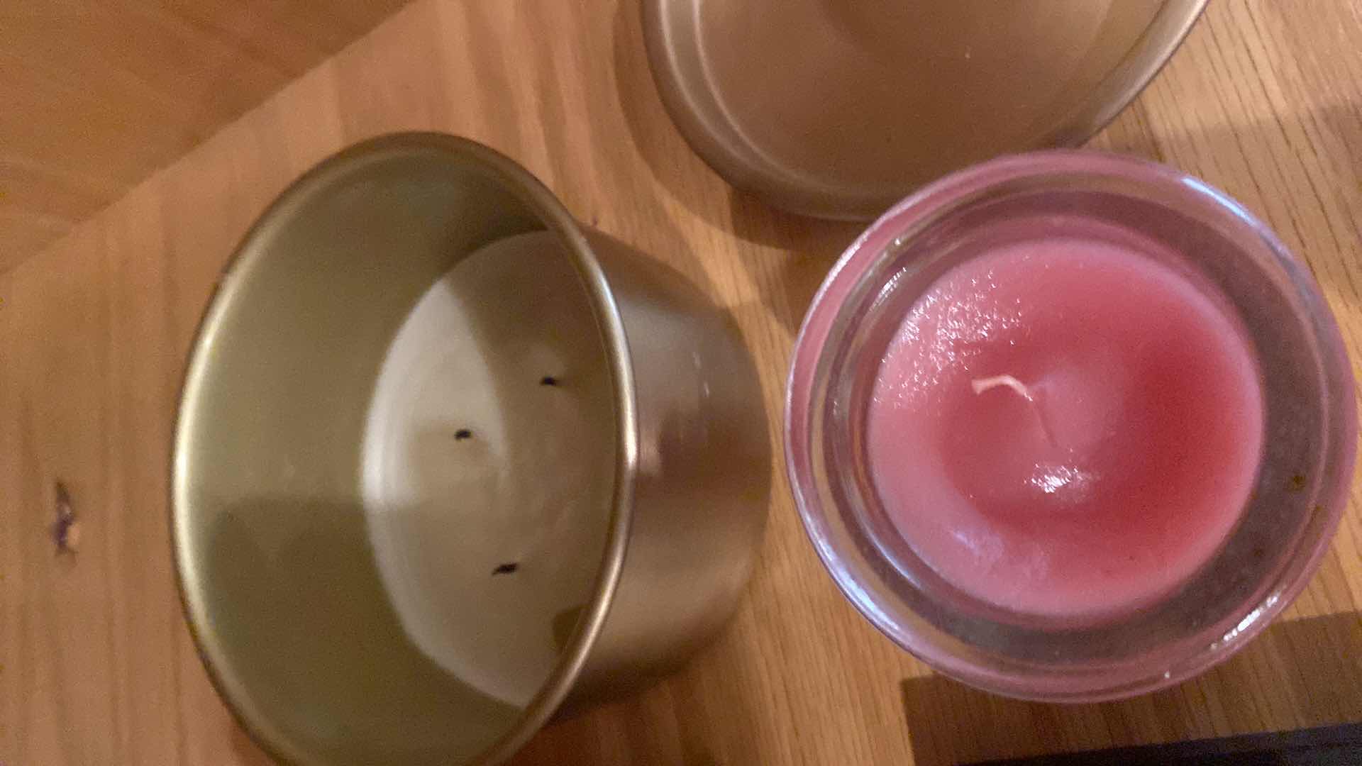 Photo 1 of 2-CANDLES & 5 VOTIVE HOLDERS DECOR