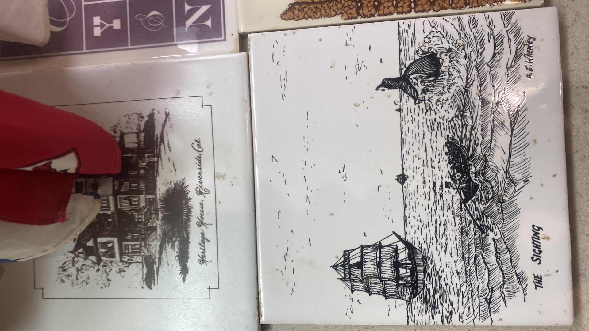 Photo 1 of COLLECTION OF WORLD FLAGS & TILES