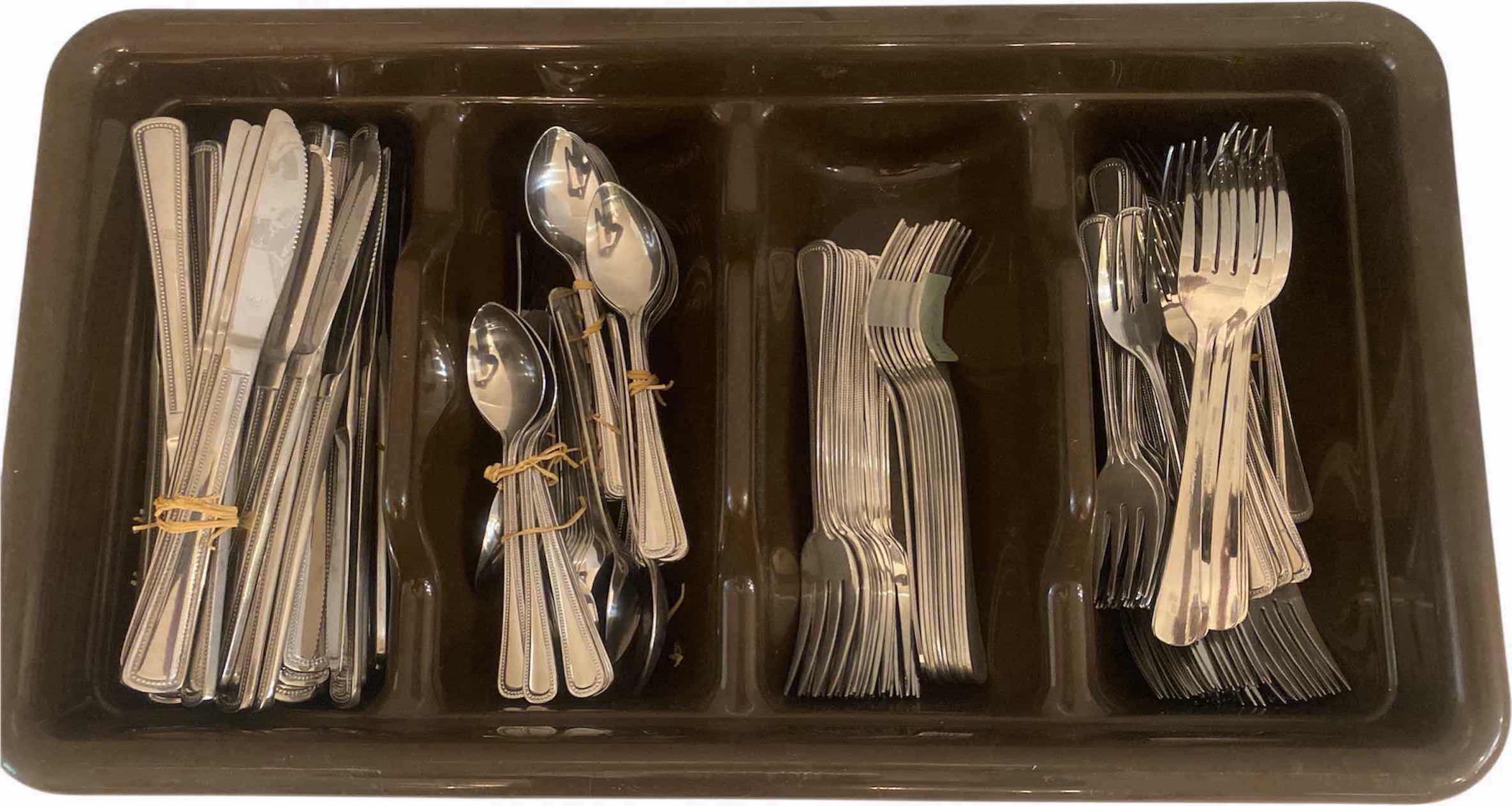 Photo 1 of BULK SILVERWARE IN TUB