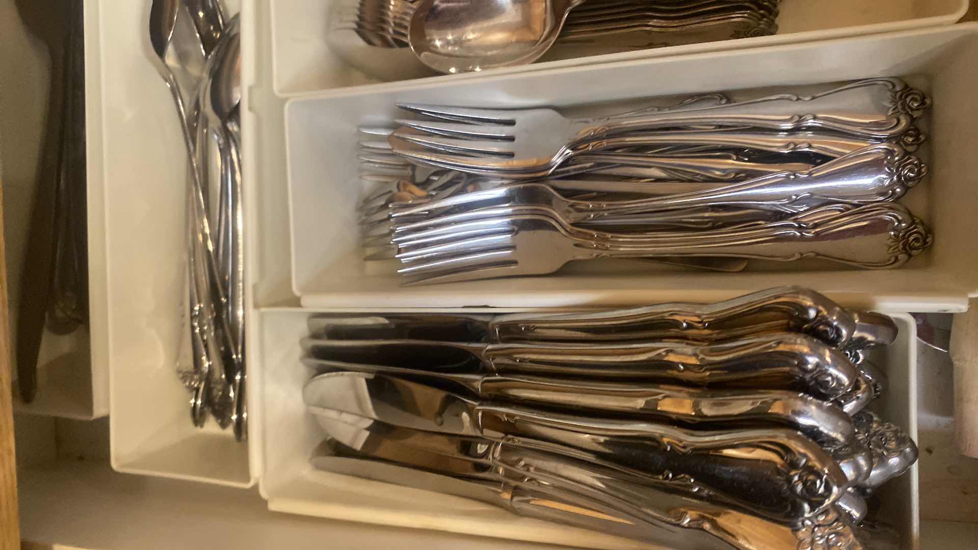Photo 1 of CONTENTS OF DRAWER -SILVERWARE