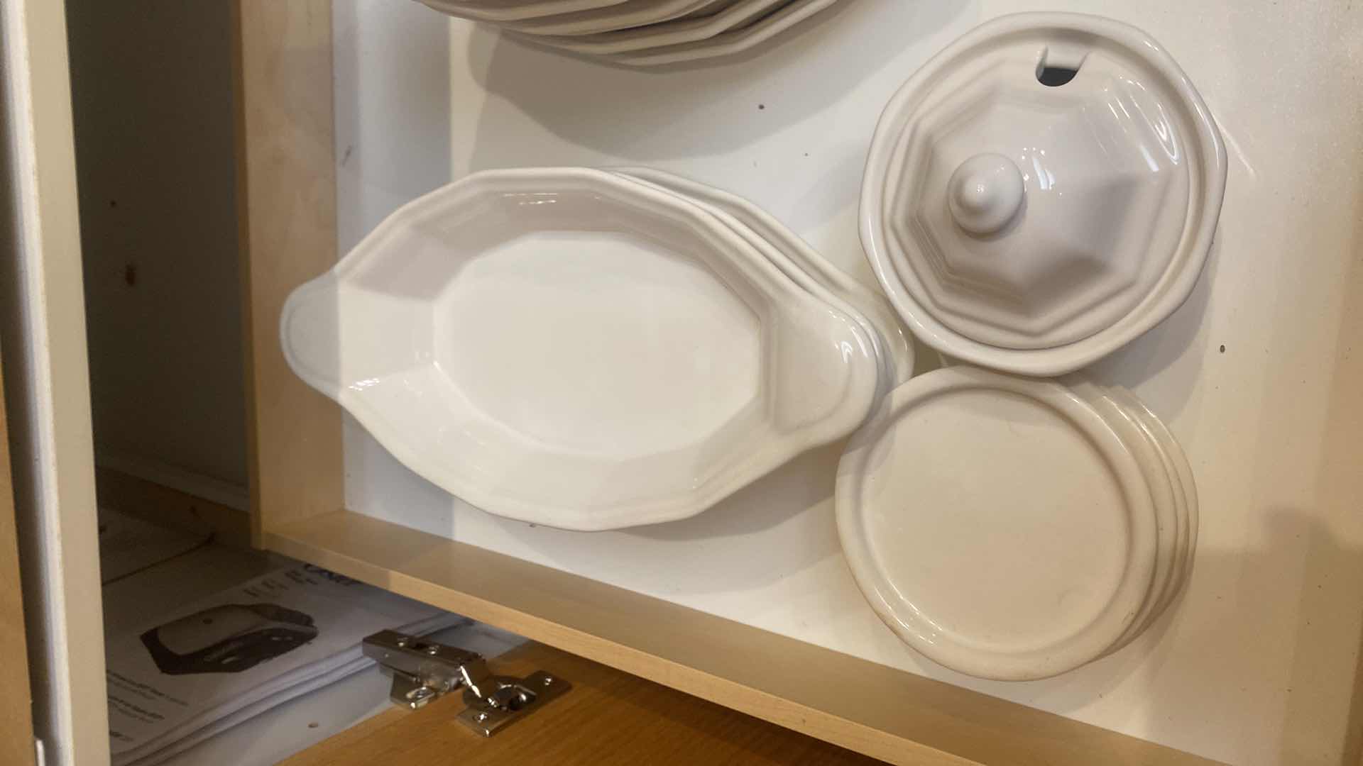 Photo 1 of CONTENTS OF CABINET-PFALTZGRAFF HERITAGE 24 PCS CASSEROLE DISHES ASHTRAYS COASTERS