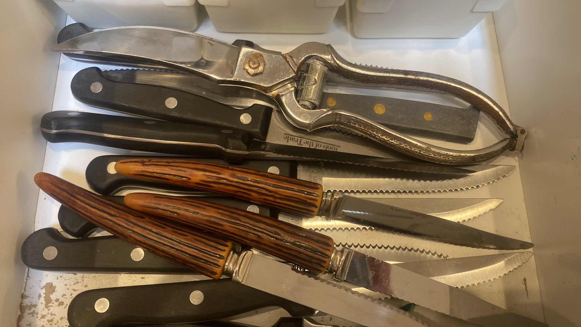 Photo 1 of CONTENTS OF CABINET-STEAK KNIFES