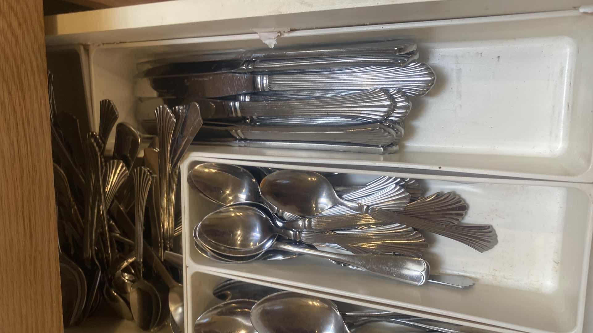 Photo 1 of CONTENTS OF CABINET-SILVERWARE