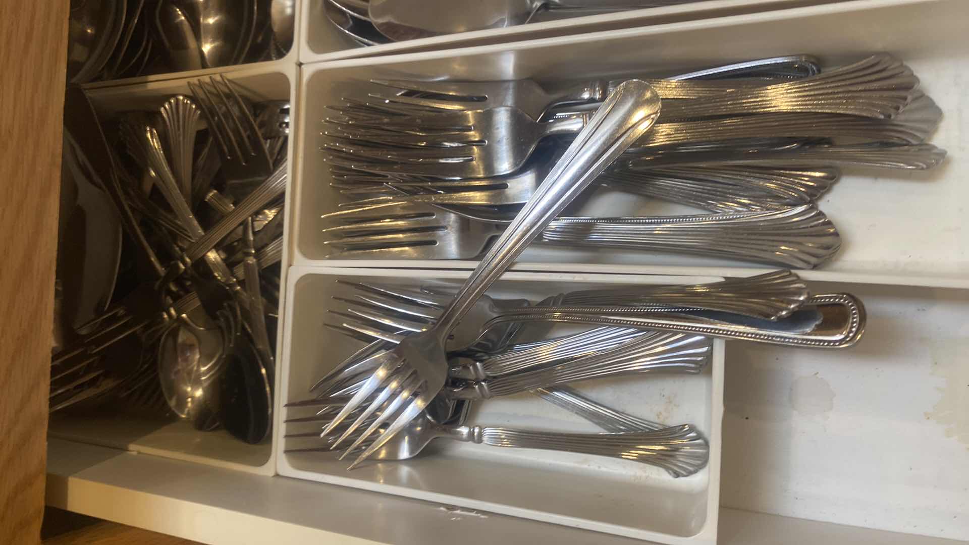 Photo 1 of CONTENTS OF CABINET-SILVERWARE