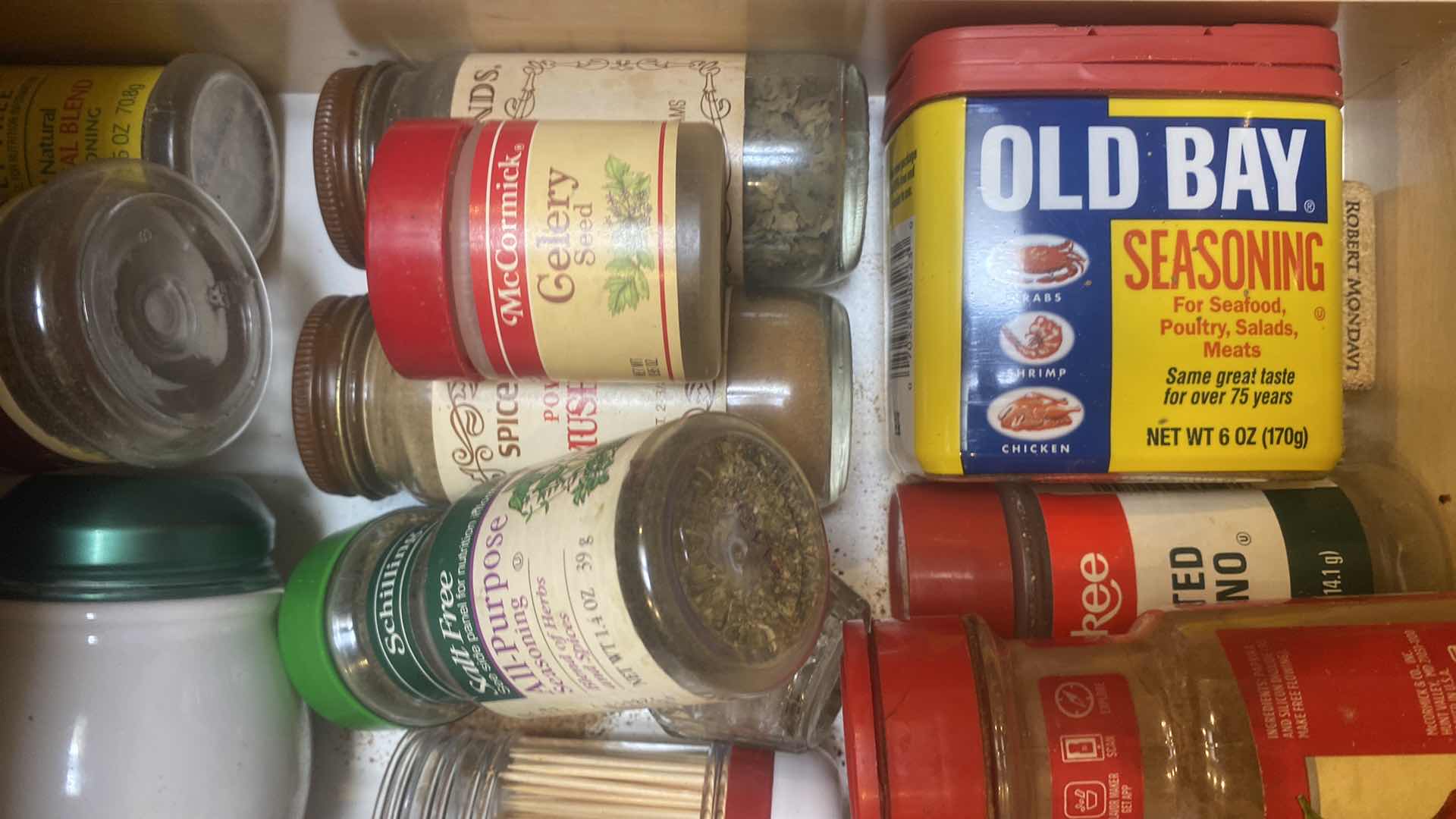 Photo 1 of CONTENTS OF CABINET SPICES