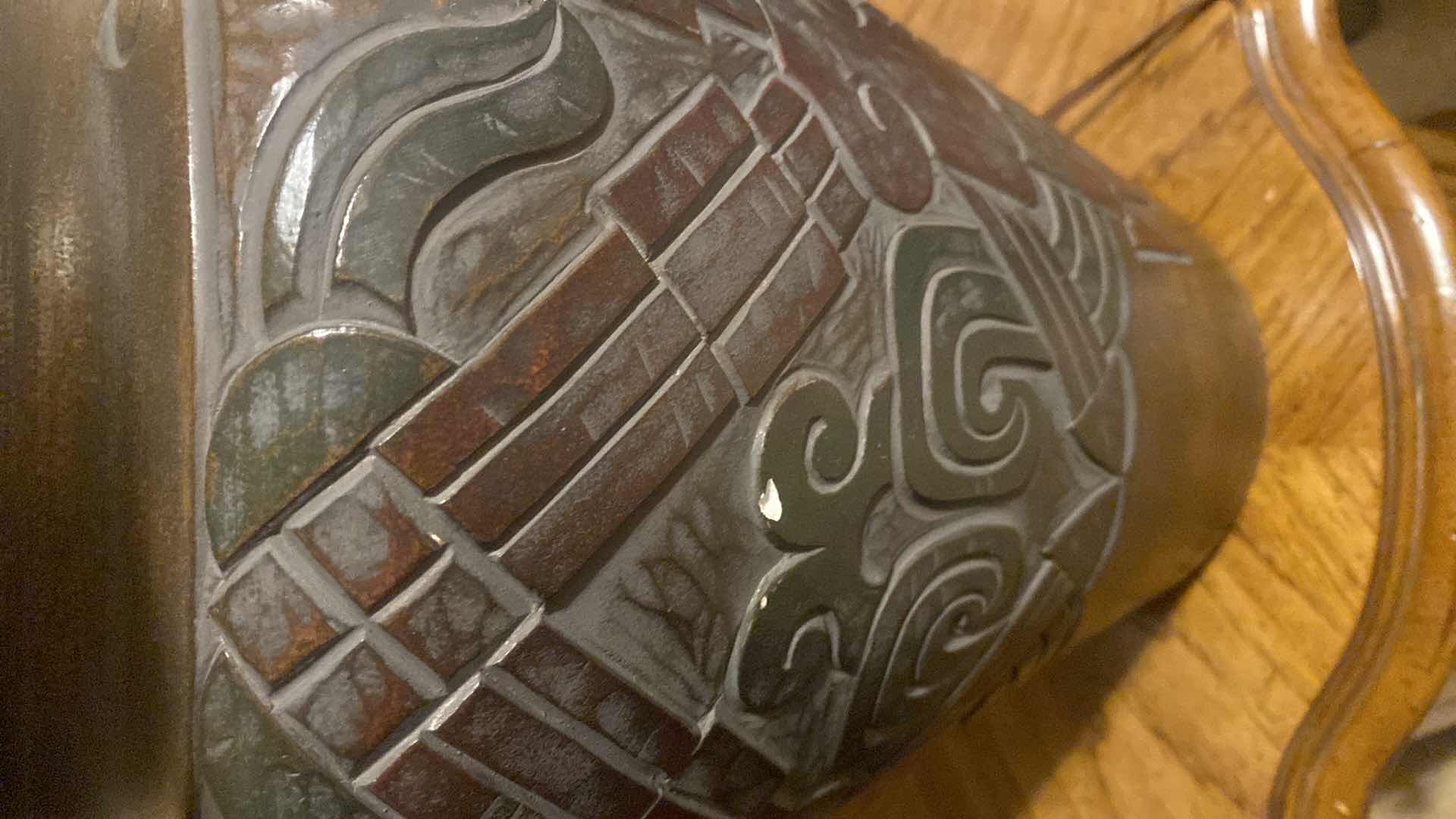 Photo 1 of HEAVY LAZYBOY TABLE LAMP H31” EST VALUE $255