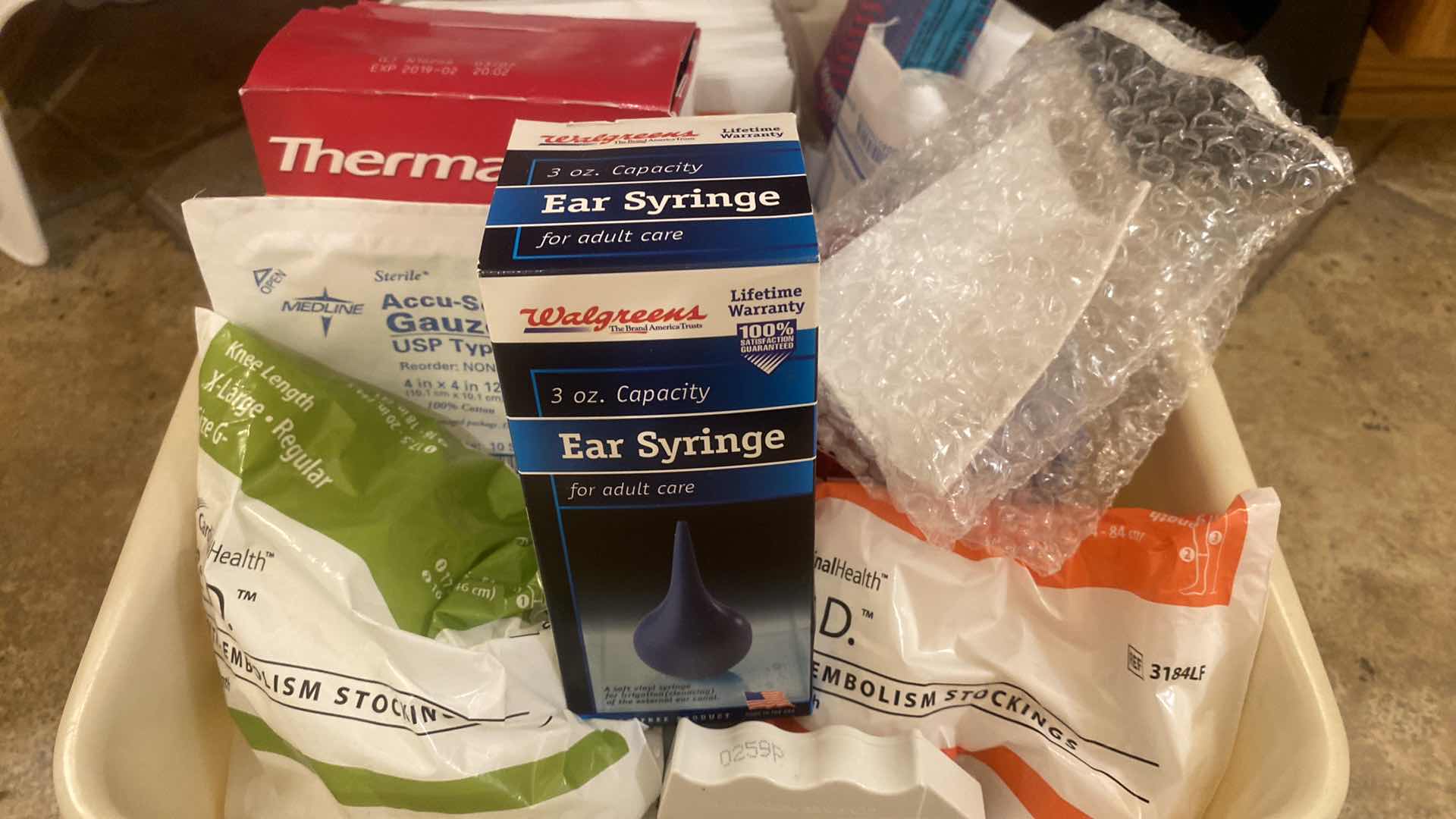 Photo 1 of 2-STEP STOOLS, KLEENEX & FIRST AID SUPPLIES