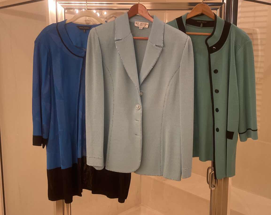 Photo 1 of 3-WOMENS SIZE 12 SWEATERS MING WANG & ST JOHN