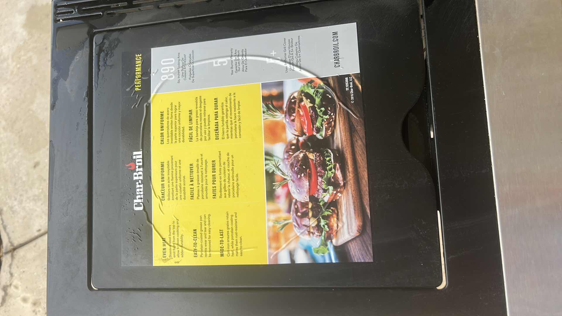 Photo 1 of CHAR-BROIL PERFORMANCE SERIES STAINLESS STEEL 6-BURNER LIQUID PROPANE GAS GRILL WITH 1 LIDDED SIDE BURNER. $500