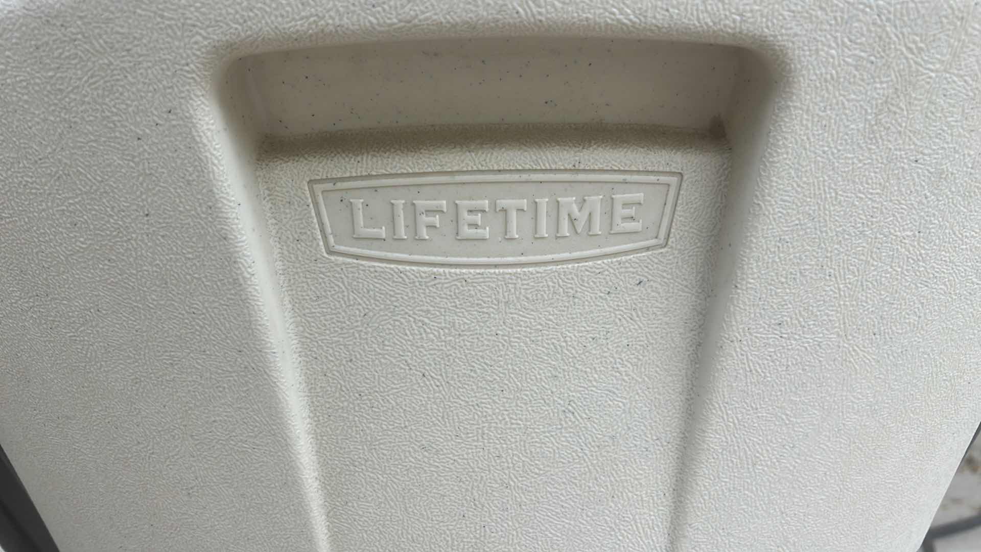 Photo 1 of TWO LIFETIME FOLDING CHAIRS