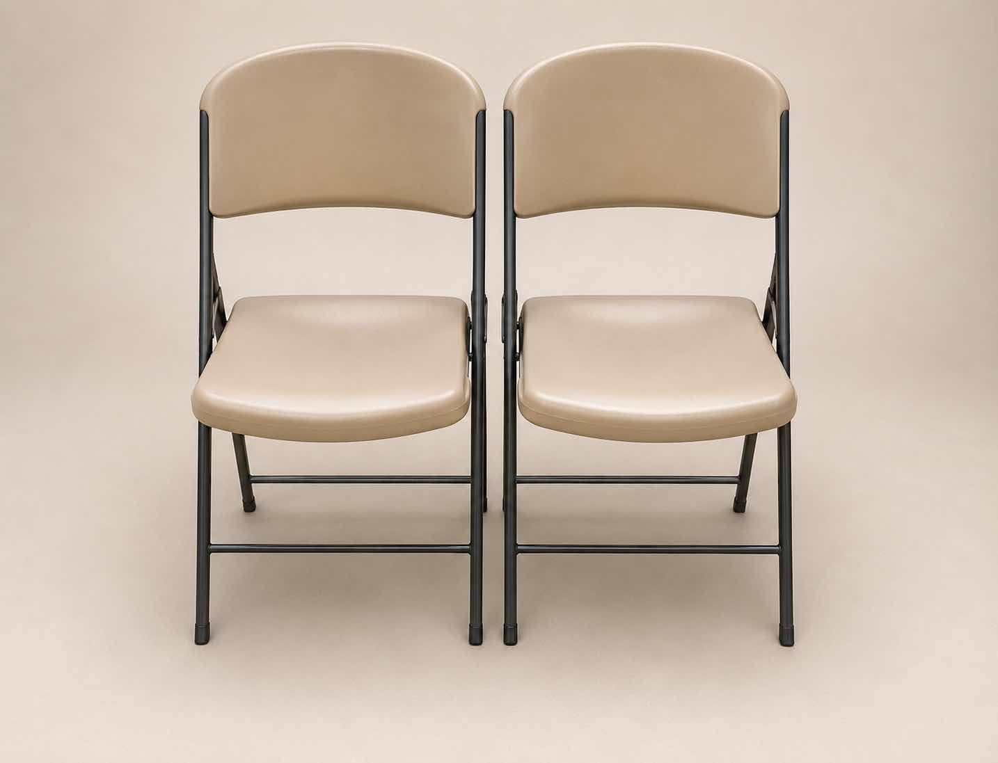 Photo 1 of TWO LIFETIME FOLDING CHAIRS