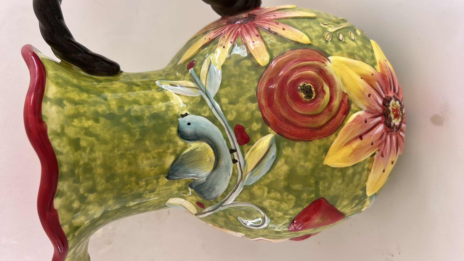 View 3 of FIELD OF FLOWERS PITCHER BY CYPRESS HOME $35 H10”