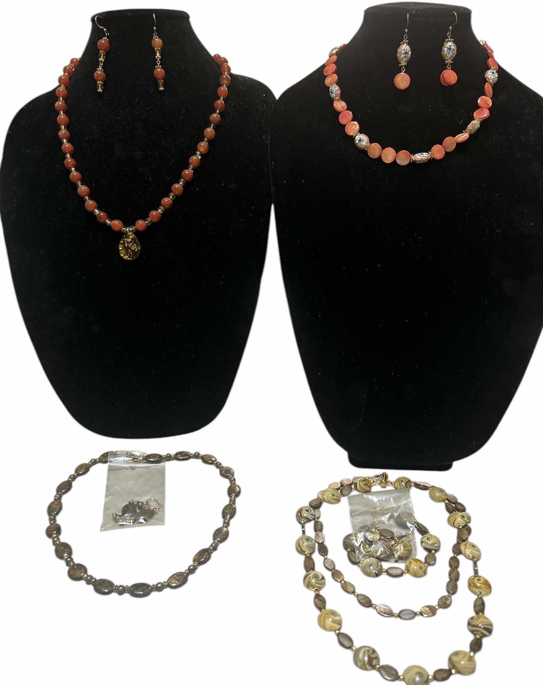 Photo 1 of 9 - FASHION JEWELRY PIECES - CUSTOM DESIGNED NECKLACES/ EARRINGS & BRACELET