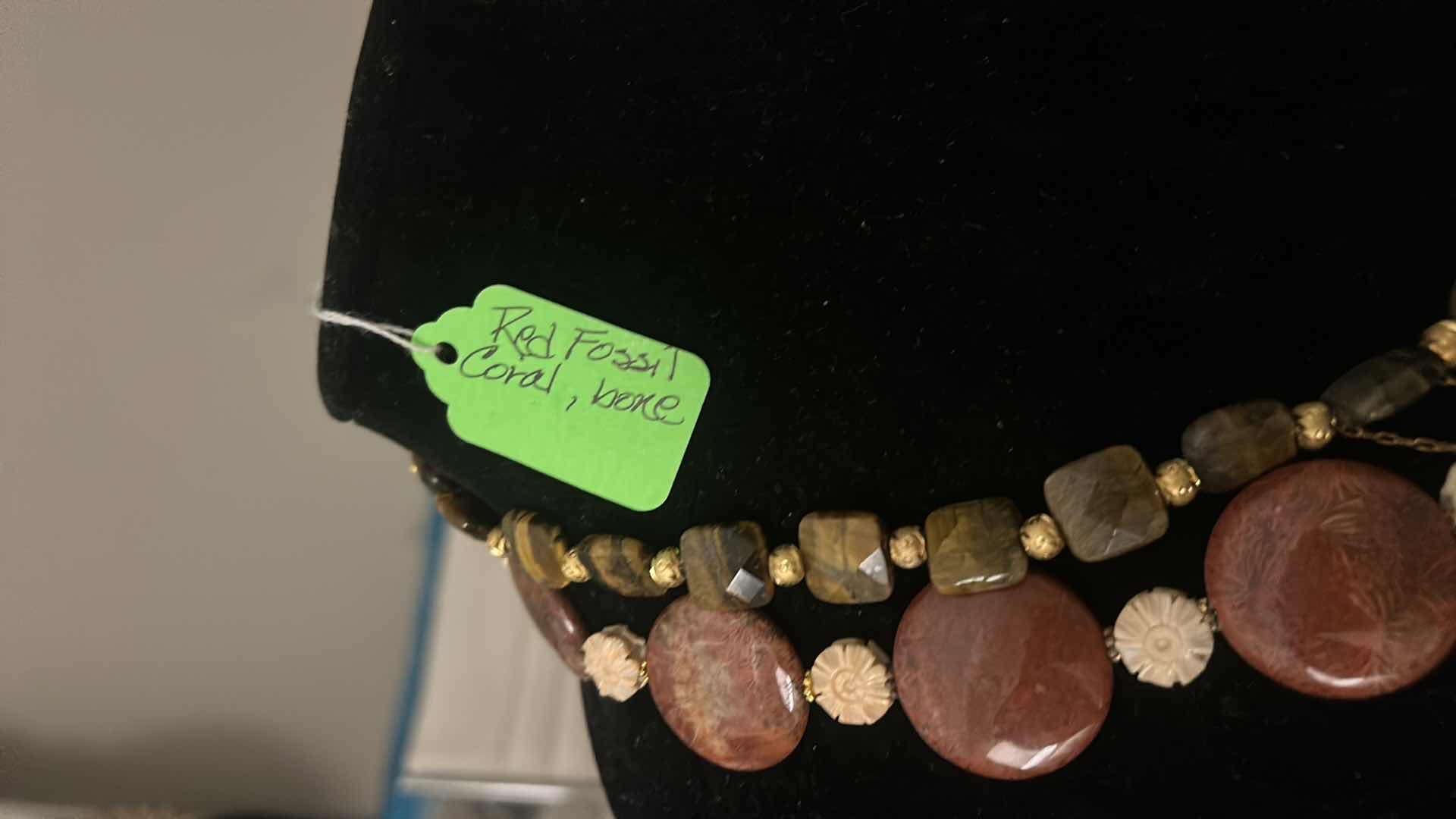 Photo 3 of 7- FASHION JEWELRY PIECES - 5 CUSTOM DESIGNED NECKLACES & 2 PAIRS OF EARRINGS