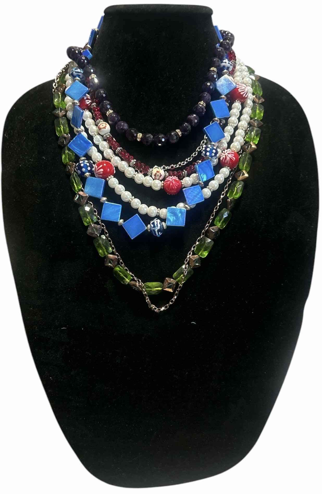 Photo 1 of FASHION JEWELRY- 5 NECKLACES