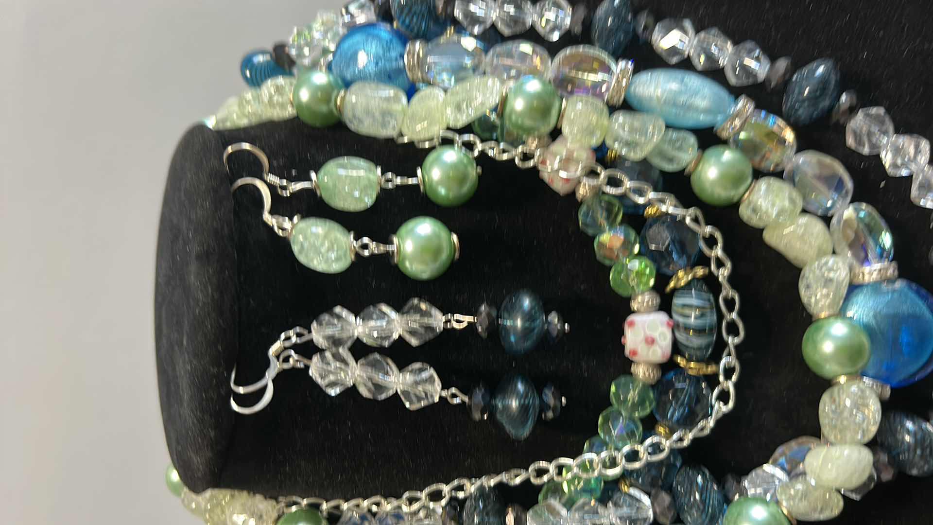 Photo 1 of 5 CUSTOM MADE NECKLACES AND 2 PAIRS OF EARRINGS