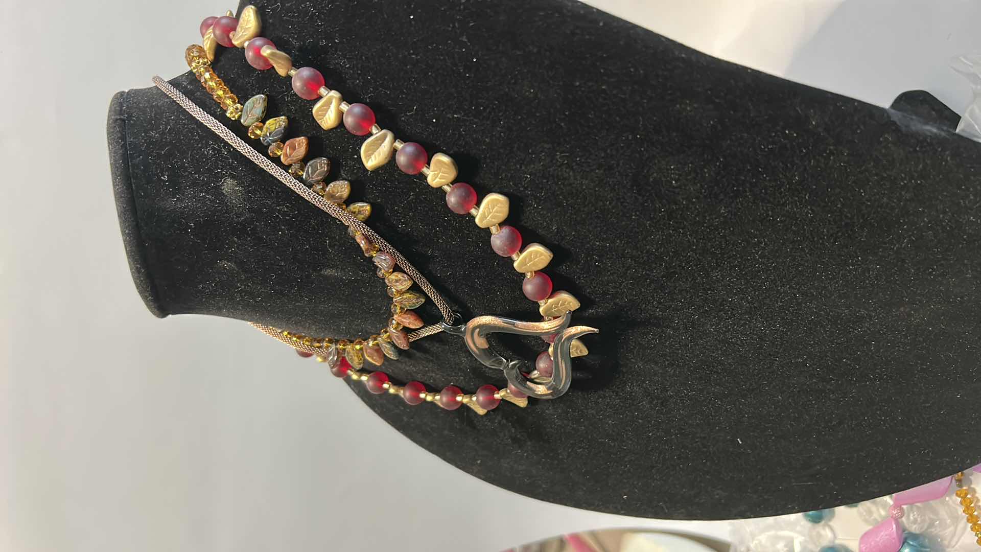 Photo 1 of 5 CUSTOM MADE NECKLACES AND 2 PAIRS OF EARRINGS