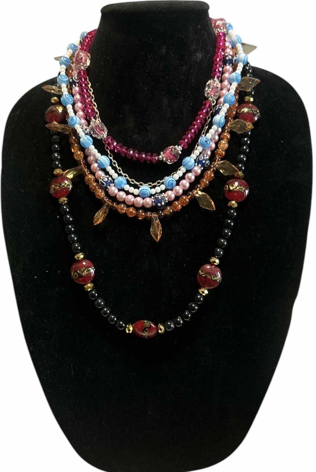 Photo 1 of 5 CUSTOM MADE NECKLACES AND 2 PAIRS OF EARRINGS