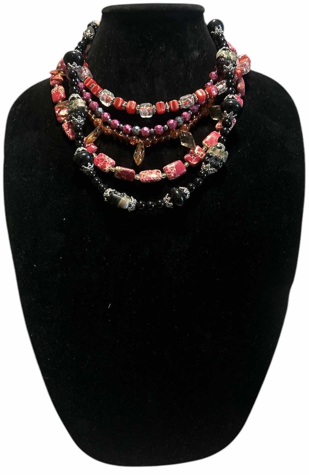 Photo 1 of 5 CUSTOM MADE NECKLACES AND 2 PAIRS OF EARRINGS