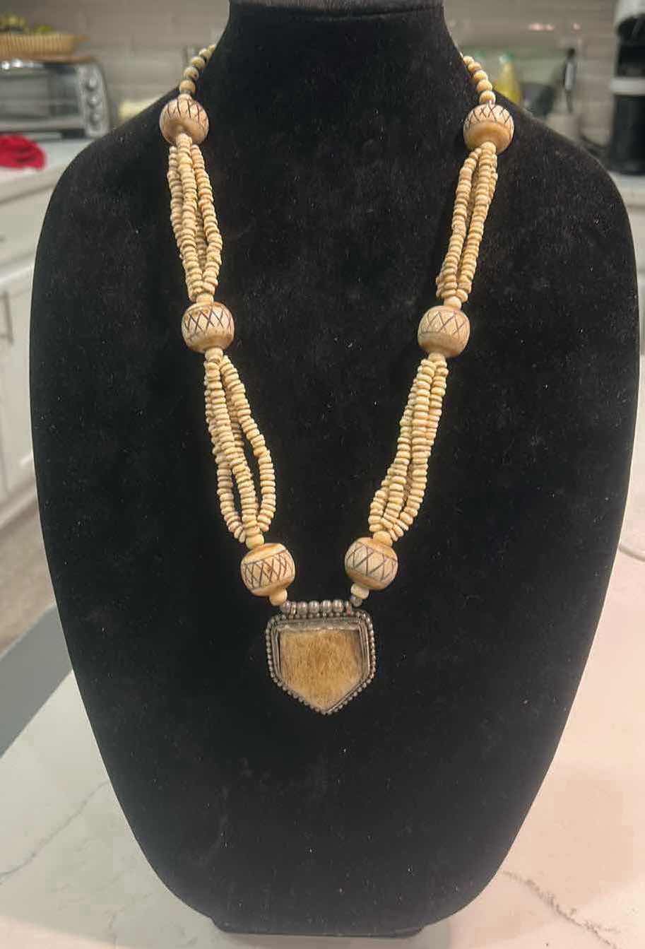 Photo 1 of 2 STATEMENT NECKLACES AND GOLD TONE BRACELET