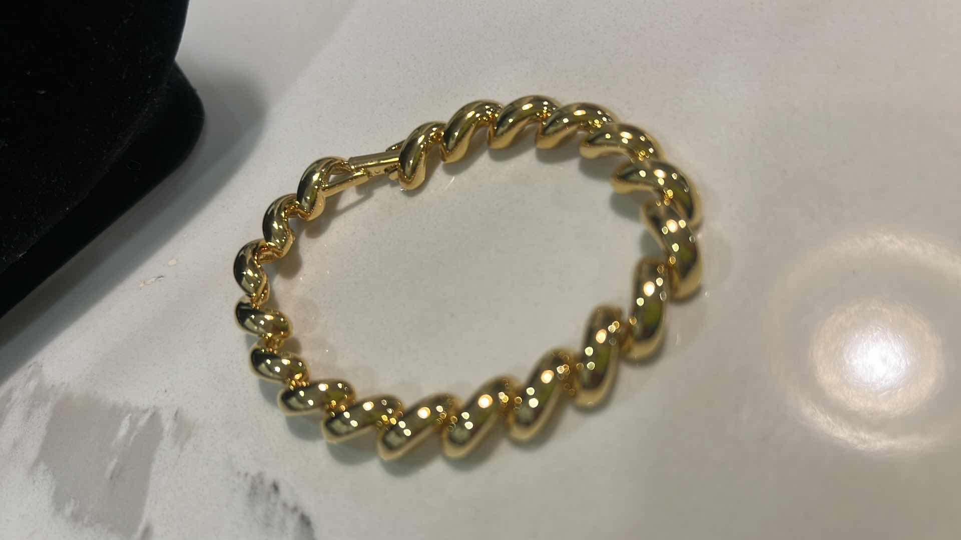 Photo 1 of 2 STATEMENT NECKLACES AND GOLD TONE BRACELET