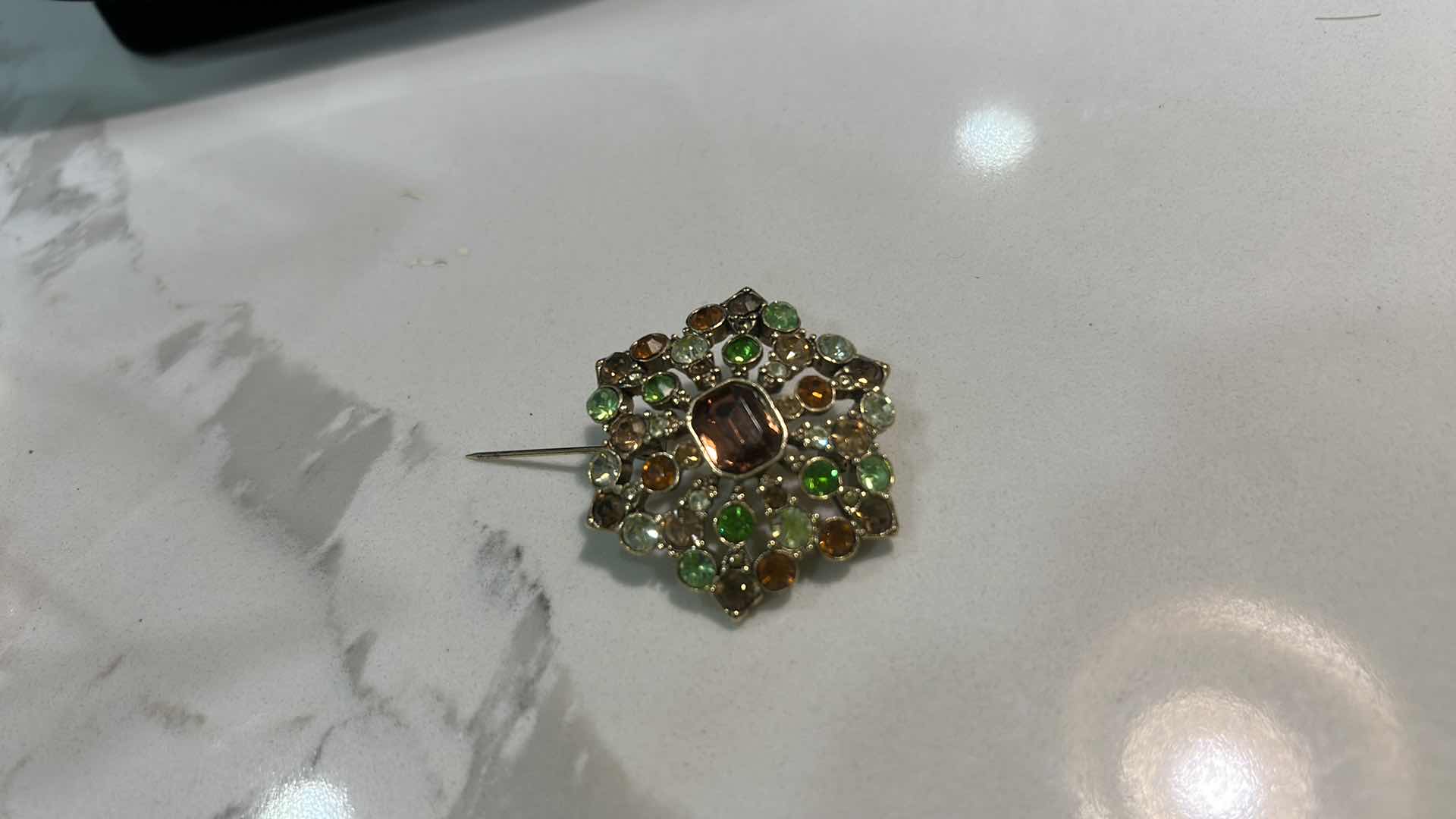 Photo 1 of 3 NECKLACES,BROOCH AND 2 BRACELETS