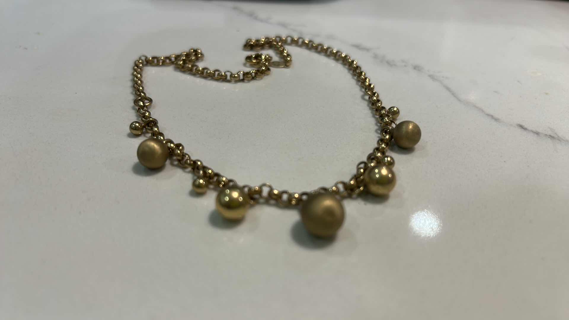 Photo 1 of 14K GOLD 16” NECKLACE FROM ITALY