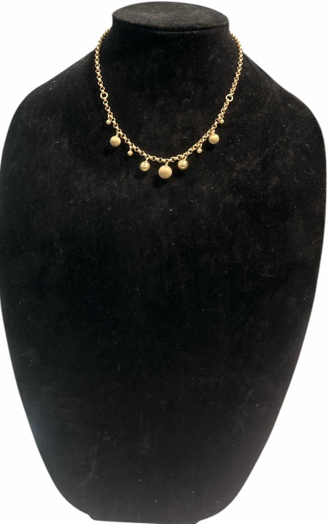 Photo 1 of 14K GOLD 16” NECKLACE FROM ITALY
