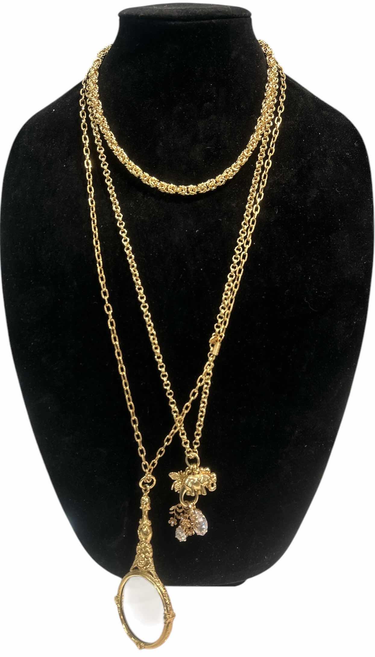 Photo 1 of 3 GOLD TONE NECKLACES