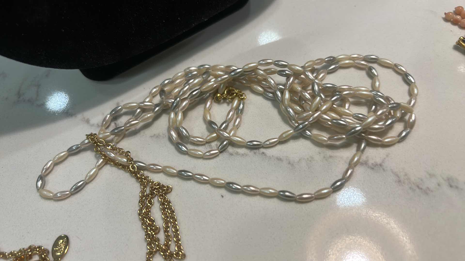 Photo 1 of 3 NECKLACES- STERLING WITH CZ AND 2 LONG NECKLACES